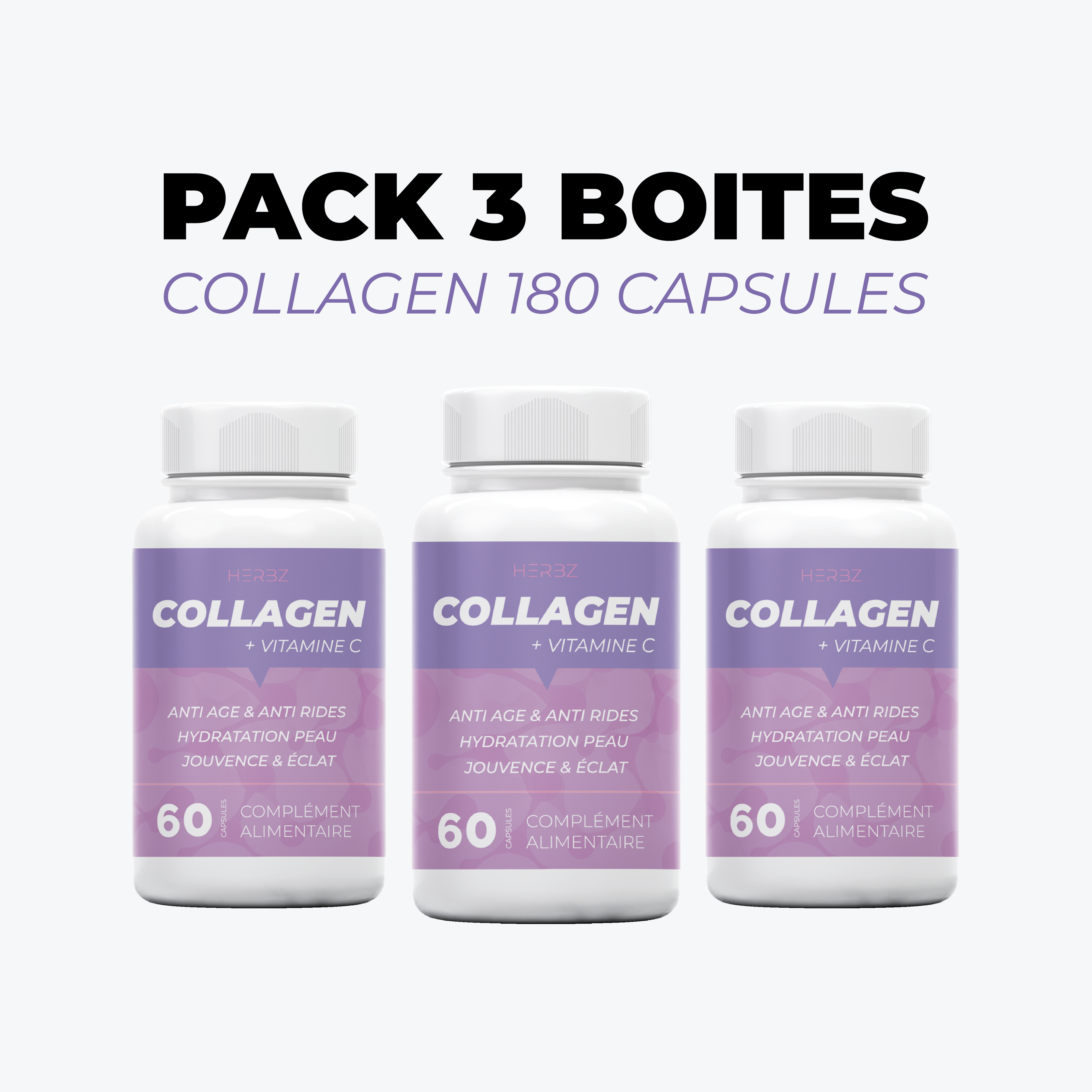 PACK 3 BOITES COLLAGEN MARIN (180 CAPSULES)