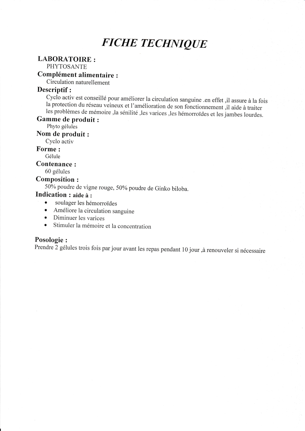 Cyclo activ circulation naturellement